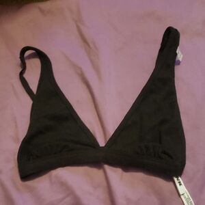 PINK Victoria's Secret Black Triangle Bralette